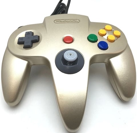 Nintendo 64 Official Gold Controller - CeX (UK): - Buy, Sell, Donate